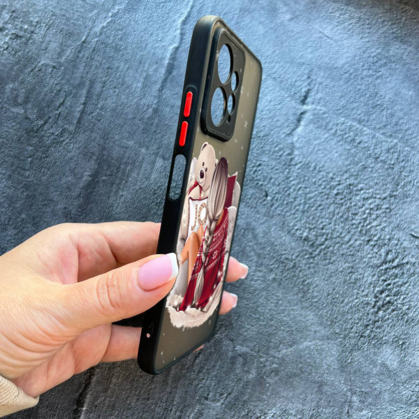 Чохол для Xiaomi Redmi Note 12 4G дівчинка новорічний