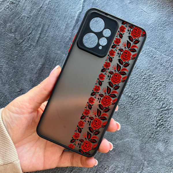 Чохол для Xiaomi Redmi Note 12 4G вишиванка Донеччина