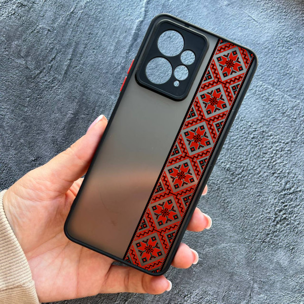 Чохол для Xiaomi Redmi Note 12 4G вишиванка Київщина