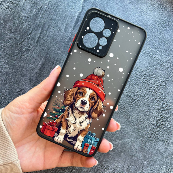 Чохол для Xiaomi Redmi Note 12 4G новорічний песик