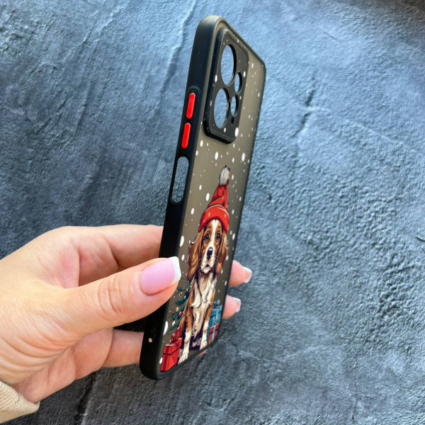 Чохол для Xiaomi Redmi Note 12 4G новорічний песик