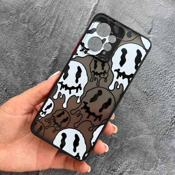 Чохол для Xiaomi Redmi Note 12 4G смайлики привиди 