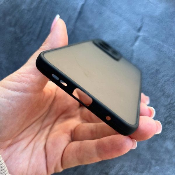 Чехол для Xiaomi Redmi Note 12 4G матовый пластик без дизайна