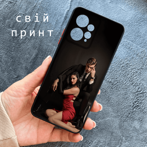 Чохол для Xiaomi Redmi Note 12 4G з захистом камери зі своїм принтом