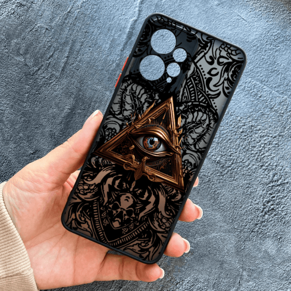 Чохол для Xiaomi Redmi Note 12 4G з захистом камери з масонським оком