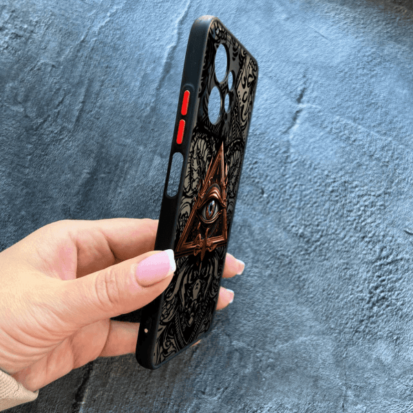 Чохол для Xiaomi Redmi Note 12 4G з захистом камери з масонським оком