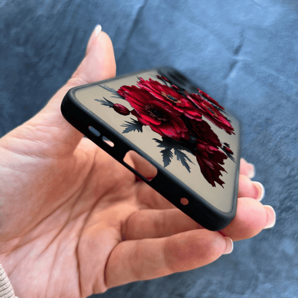 Чехол для Xiaomi Redmi Note 12 4G с защитой камеры с цветами герберы