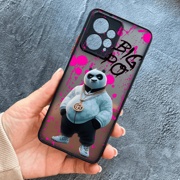 Чохол для Xiaomi Redmi Note 12 4G з захистом камери з панадою Кунг-Фу Big Po
