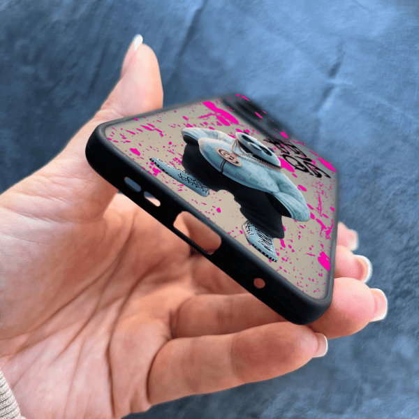 Чехол для Xiaomi Redmi Note 12 4G с защитой камеры с панадой Кунг-Фу Big Po