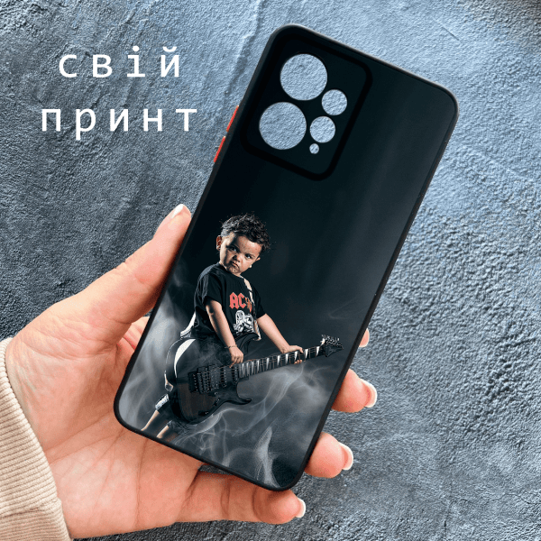 Чохол для Xiaomi Redmi Note 12 4G з захистом камери зі своїм принтом
