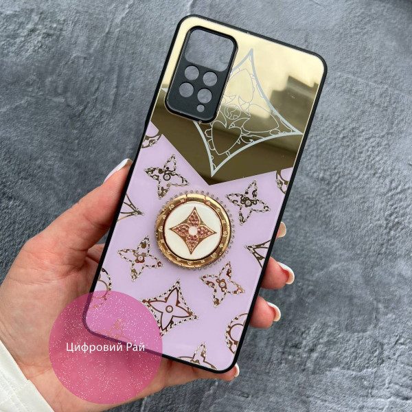 Чохол для Xiaomi Redmi Note 11 Pro / Redmi Note 12 Pro 4G чохол з дзеркальним покриттям та тримачем