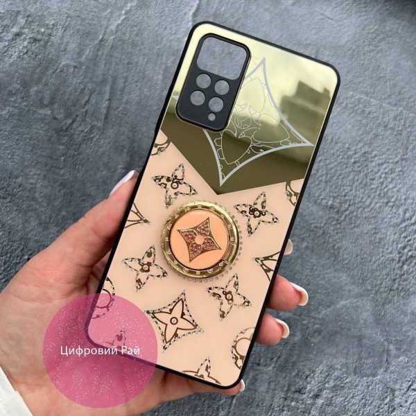 Чохол для Xiaomi Redmi Note 11 Pro / Redmi Note 12 Pro 4G чохол з дзеркальним покриттям та тримачем
