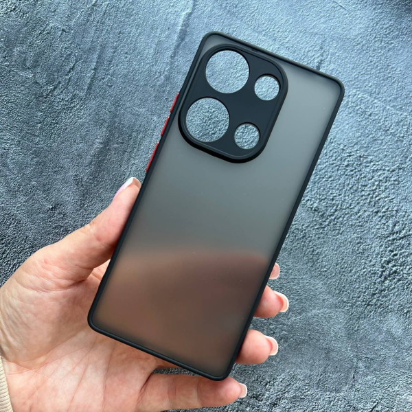 Чохол для Xiaomi Redmi Note 13 Pro 4G / Poco M6 Pro 4G / Xiaomi Redmi Note 14S з захистом камери матовий пластик без дизайну