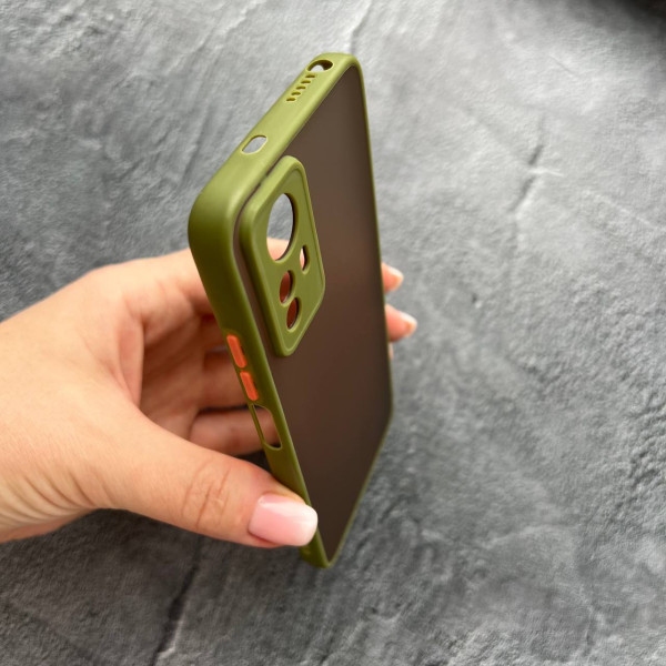 Чохол для Xiaomi Redmi Note 12S з захистом камери матовий пластик без дизайну