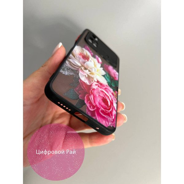Чехол для Xiaomi Poco M4 Pro 4G пионы классические