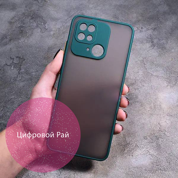 Чохол для Xiaomi Redmi 10С / Xiaomi Poco C40 матовий пластик без дизайну