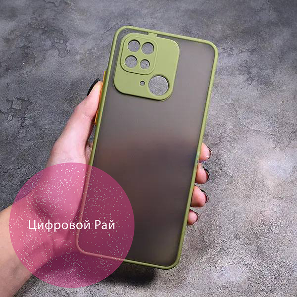 Чохол для Xiaomi Redmi 10С / Xiaomi Poco C40 матовий пластик без дизайну