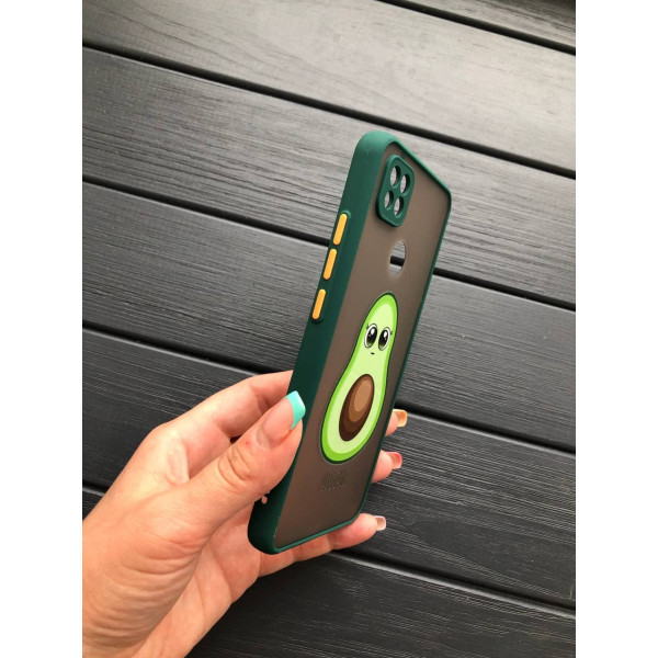 Чохол для Xiaomi Redmi 10A / Redmi 9C авокадо з зеленим бортиком
