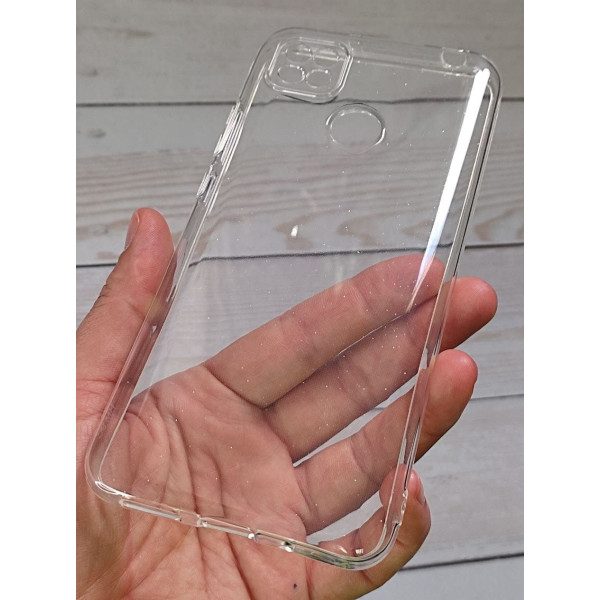 Прозрачный силикон с легкой блесткой/Xiaomi Redmi 9C
