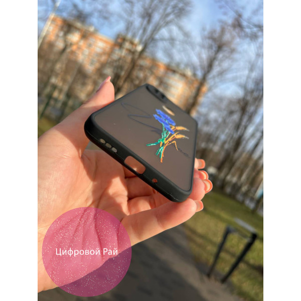 Чохол для Xiaomi Redmi 10A / Redmi 9C патріотичний з волошкою