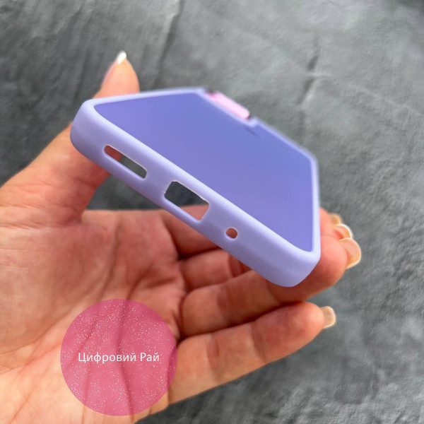 Чехол для Xiaomi Redmi 10A / Redmi 9C с лавандовым бортиком и металлической обводкой по камере