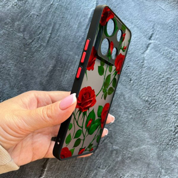 Чехол для Xiaomi Redmi Note 13 Pro 5G / Xiaomi Poco X6 5G красные розы