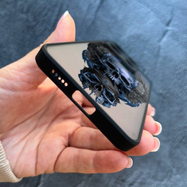 Чехол для Xiaomi Redmi Note 13 Pro 5G / Xiaomi Poco X6 5G череп с крыльями