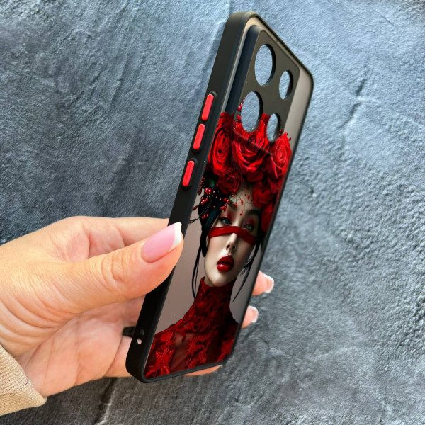 Чехол для Xiaomi Redmi Note 13 Pro 5G / Xiaomi Poco X6 5G девочка с лентой