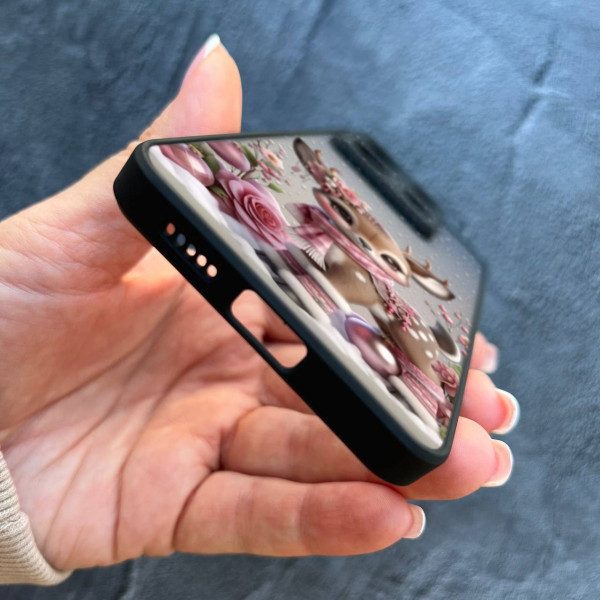 Чехол для Xiaomi Redmi Note 13 Pro 5G / Xiaomi Poco X6 5G новогодний олененок