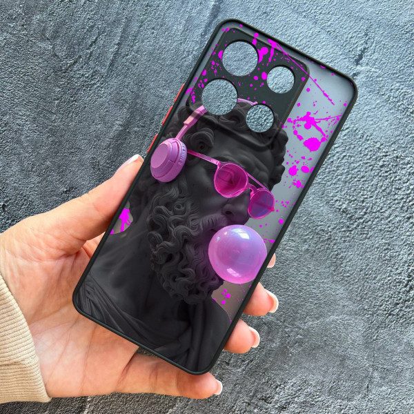 Чехол для Xiaomi Redmi Note 13 Pro 5G / Xiaomi Poco X6 5G Давид с жвачкой