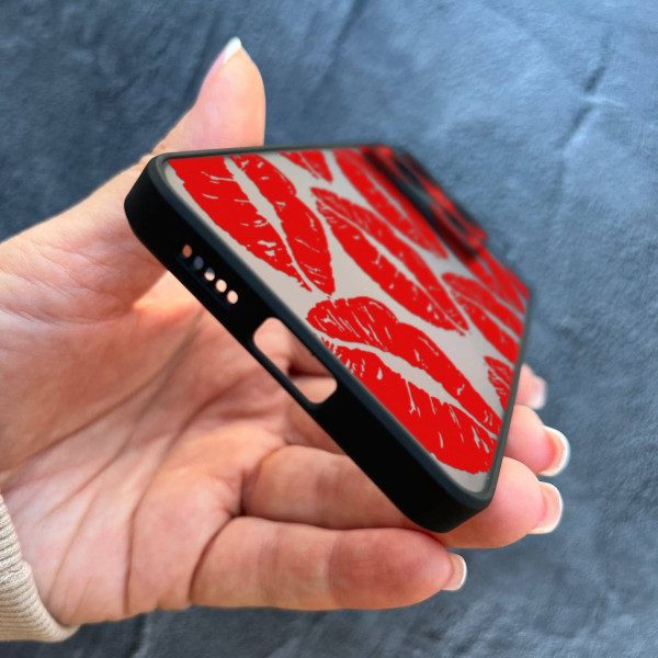 Чехол для Xiaomi Redmi Note 13 Pro 5G / Xiaomi Poco X6 5G красные губы