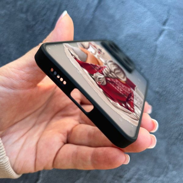 Чехол для Xiaomi Redmi Note 13 Pro 5G  / Xiaomi Poco X6 5G девочка новогодний