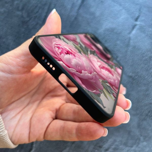 Чехол для Xiaomi Redmi Note 13 Pro 5G / Xiaomi Poco X6 5G пионы крупные
