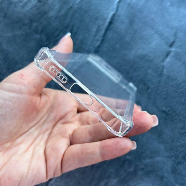 Чехол для Xiaomi Redmi Note 13 Pro 5G / Xiaomi Poco X6 5G противоударный прозрачный силиконовый чехол