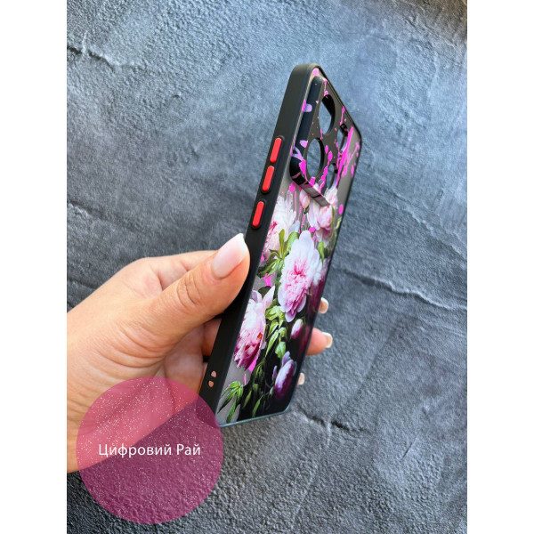Чехол для Xiaomi Redmi Note 13 Pro 5G / Xiaomi Poco X6 5G пионы розовые
