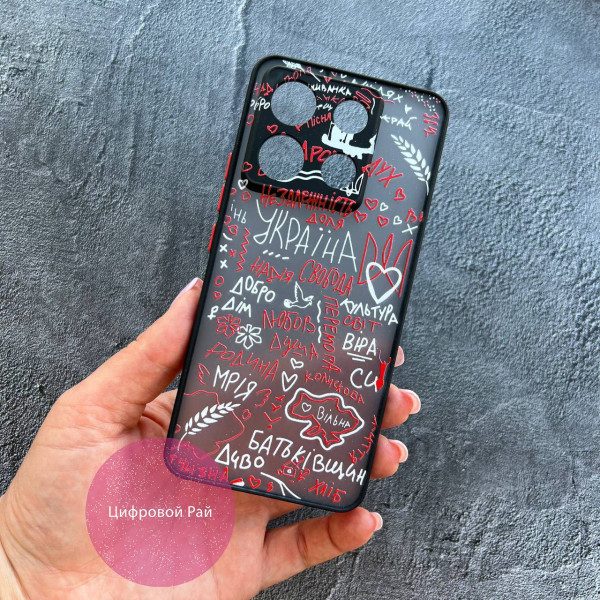Чехол для Xiaomi Redmi Note 13 Pro 5G / Xiaomi Poco X6 5G много патриотических слов