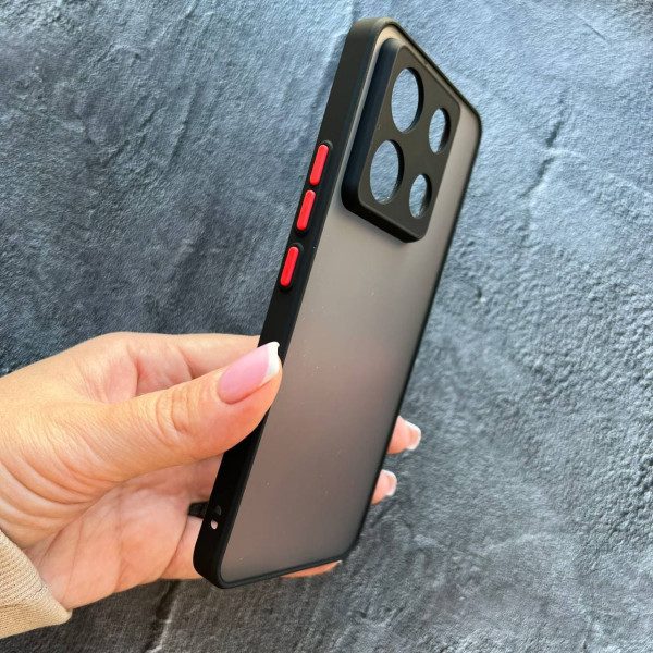 Чехол для Xiaomi Redmi Note 13 Pro 5G / Xiaomi Poco X6 5G матовый пластик без дизайна