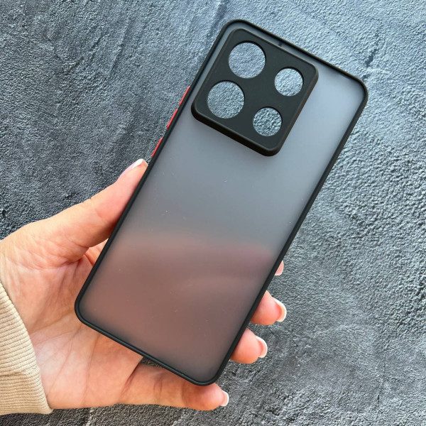 Чехол для Xiaomi Redmi Note 13 Pro 5G / Xiaomi Poco X6 5G матовый пластик без дизайна
