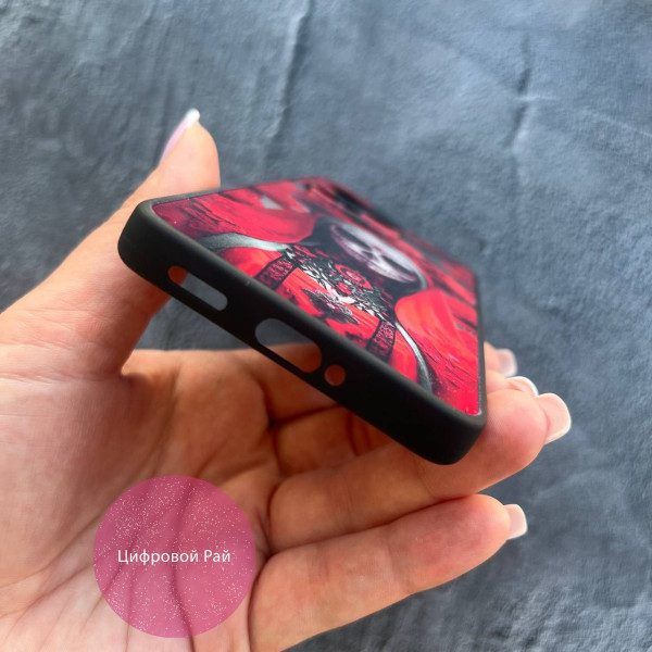 Чохол для Xiaomi Redmi Note 13 Pro Plus Санта-Муерте червона