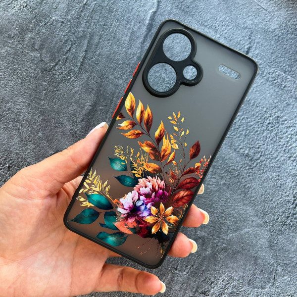 Чехол для Xiaomi Redmi Note 13 Pro Plus осенние цветы