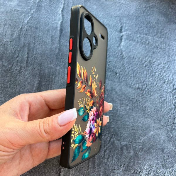 Чехол для Xiaomi Redmi Note 13 Pro Plus осенние цветы