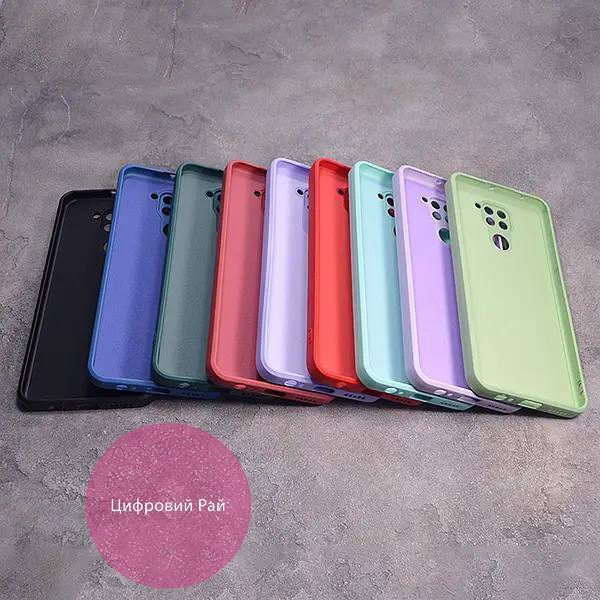Однотонний чохол для Xiaomi Redmi Note 9 / Redmi 10X з soft-touch покриттям і мікрофіброю всередині