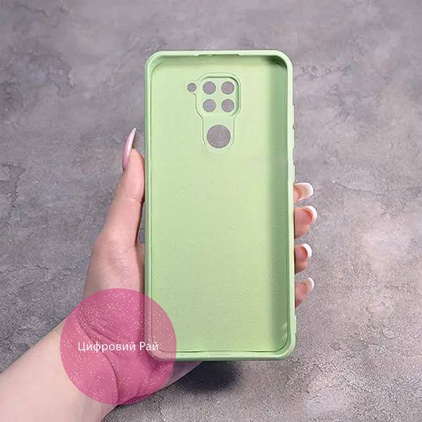 Однотонний чохол для Xiaomi Redmi Note 9 / Redmi 10X з soft-touch покриттям і мікрофіброю всередині
