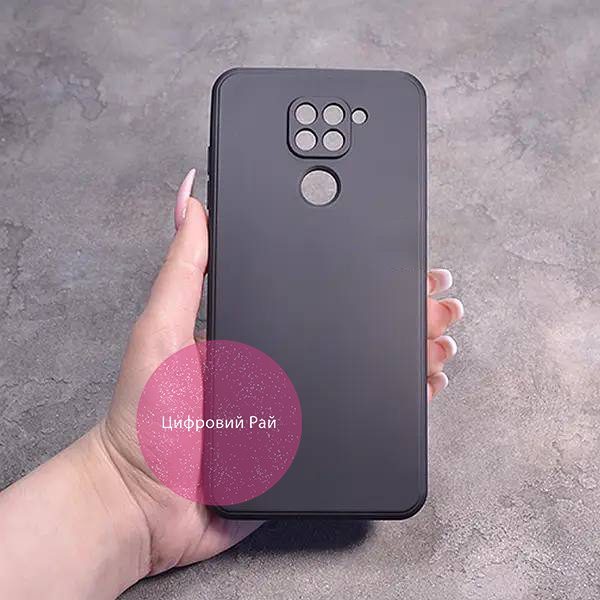 Однотонний чохол для Xiaomi Redmi Note 9 / Redmi 10X з soft-touch покриттям і мікрофіброю всередині