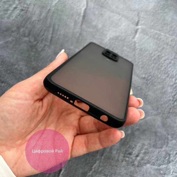 Чехол для Xiaomi Redmi Note 9s / Note 9 Pro / Note 9 Pro Max матовый пластик без дизайна