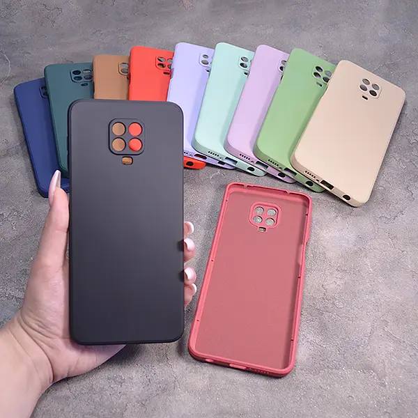 Однотонный чехол для Xiaomi Redmi Note 9s / Note 9 Pro / Note 9 Pro Max с soft-touch покрытием и микрофиброй внутри