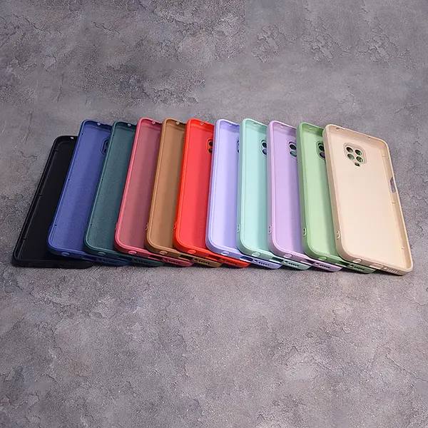 Однотонный чехол для Xiaomi Redmi Note 9s / Note 9 Pro / Note 9 Pro Max с soft-touch покрытием и микрофиброй внутри