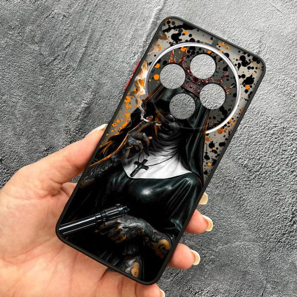 Чохол для Xiaomi Redmi 14C / Xiaomi Poco C75 з захистом камери Чорна королева